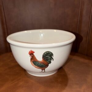 Vintage Cordon Bleu Bia Farmhouse rooster mixing bowl small